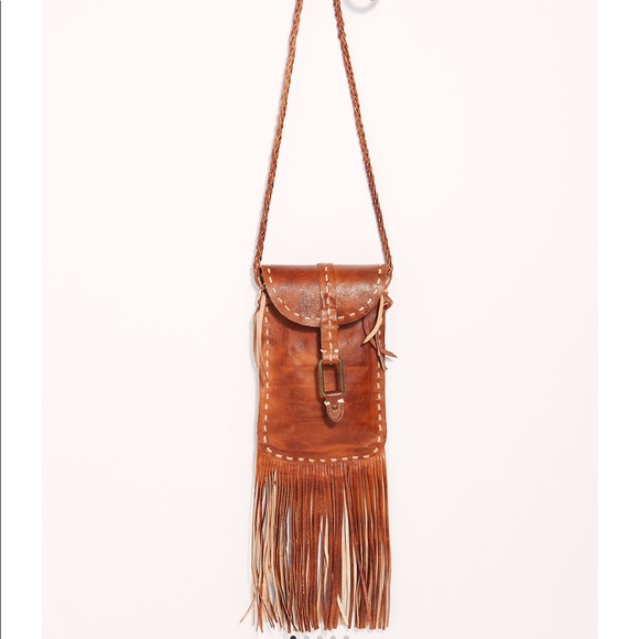 Bed Stu Handbags - Bed Stu- Boho Fringe leather crossbody bag